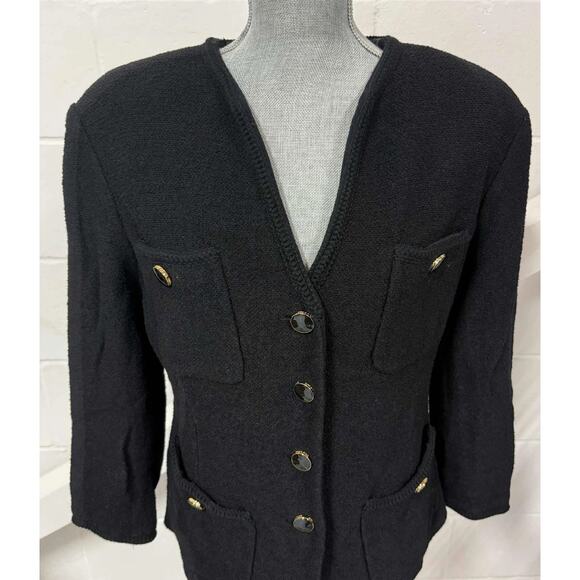 St. John Collection by Marie Gray Women’s Size 16 Knit Button Cardigan Sweater - Picture 2 of 13